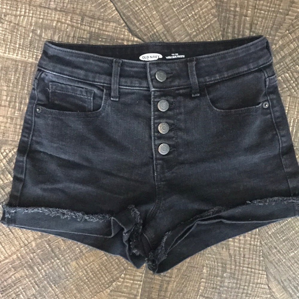 Old Navy Black High Waist Shorts